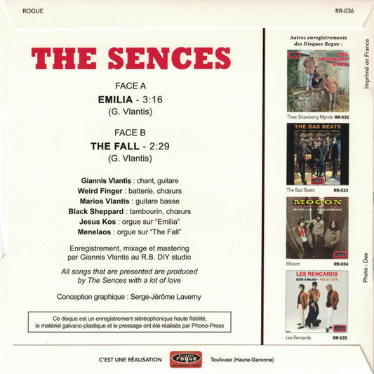 Sences, The : Emilia / The Fall (7",45 RPM,Single,Limited Edition)