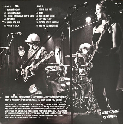 Control Freaks (5) : TV Generation (LP,Album)