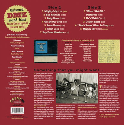 DMZ (2) : The Lost Studio Sessions 1978 (LP)