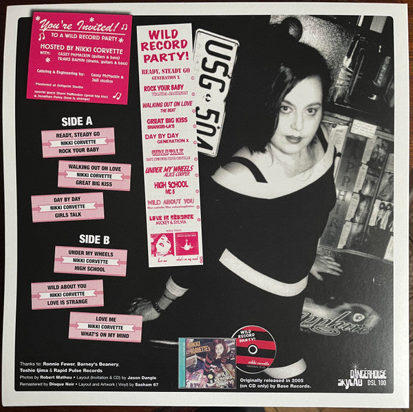 Nikki Corvette : Nikki Corvette's Wild Record Party (LP,Reissue)