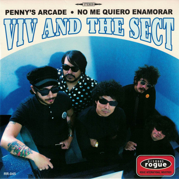 Viv And The Sect : Penny's Arcade / No Me Quiero Enamorar (7",45 RPM,Single,Limited Edition,Stereo)