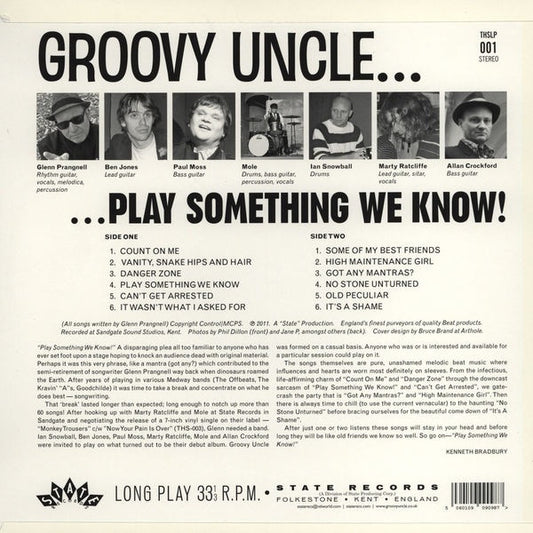 Groovy Uncle : Play Something We Know! (LP,Album,Limited Edition,Stereo)