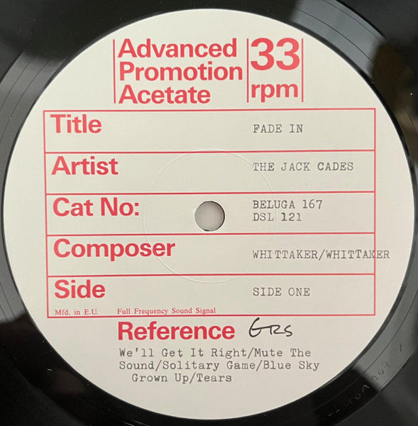 Jack Cades, The : Fade In (LP,Album)