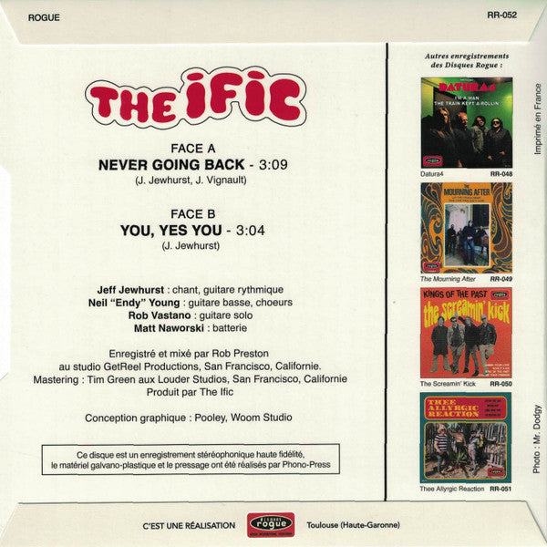 Ific, The : Never Going Back / You, Yes You (7",45 RPM,Single,Limited Edition)