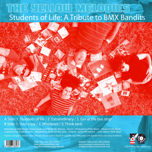 Yellow Melodies, The : Students Of Life: A Tribute To BMX Bandits (12",EP)