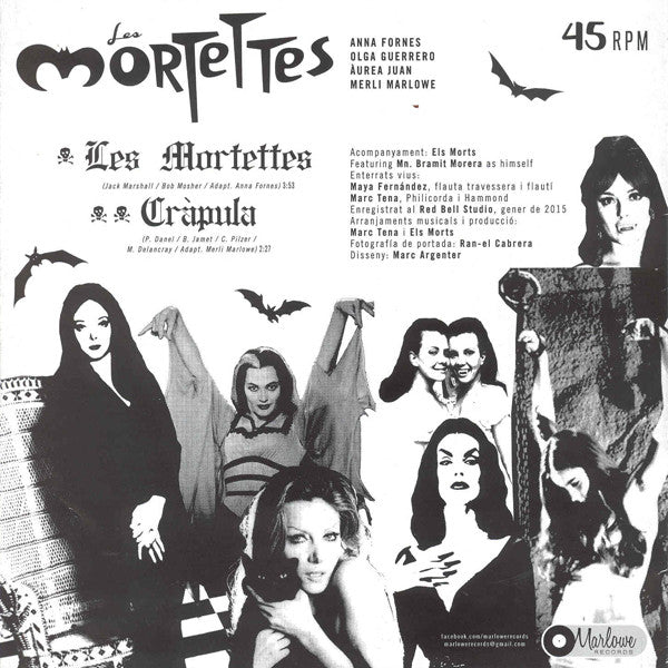 Les Mortettes : Les Mortettes / Cràpula (7",45 RPM,Single)