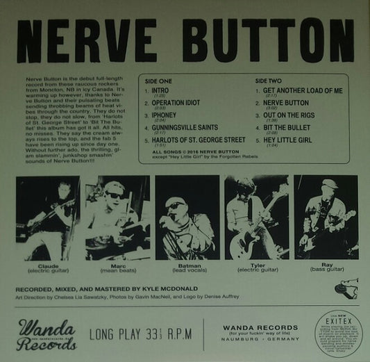 Nerve Button : Nerve Button (LP,Album)