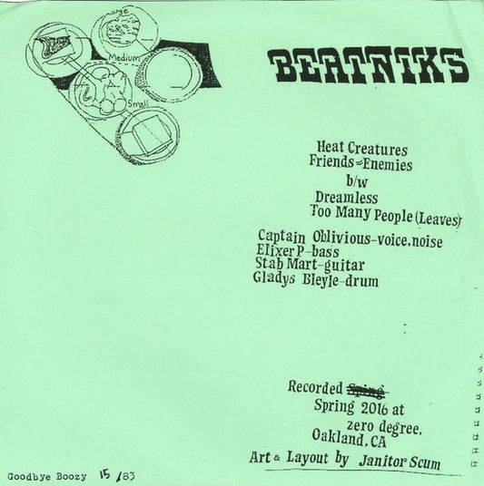 Beatniks (6) : Beatniks (7",EP,Limited Edition,Numbered)