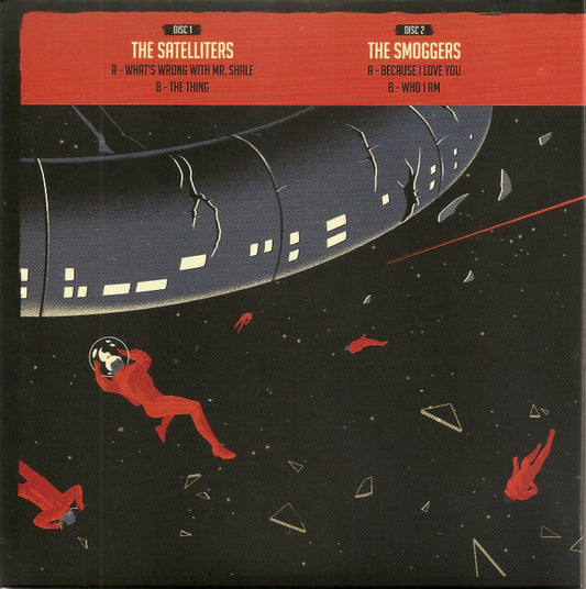 Smoggers, The & Satelliters, The : Chaputa!'s Double Feature Vol.2  (7",45 RPM,Limited Edition)