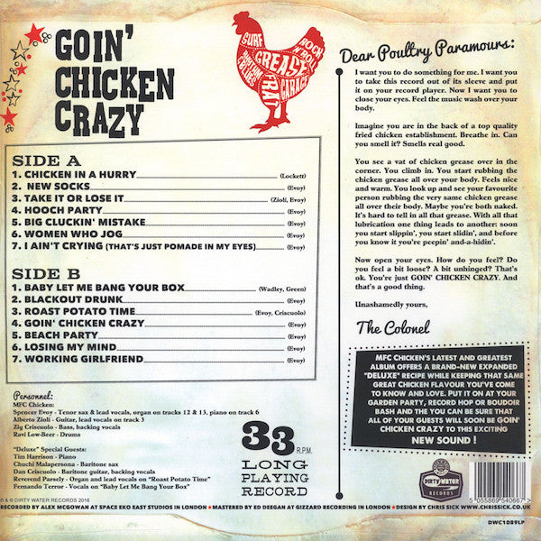 MFC Chicken : Goin' Chicken Crazy (LP,Album)