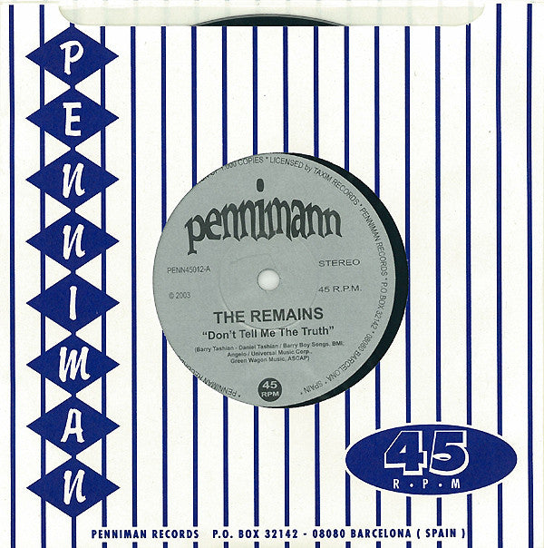 The Remains – Don’t Tell Me The Truth